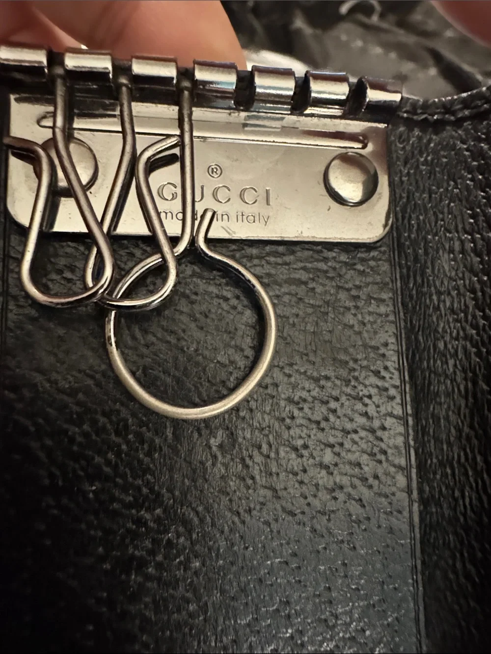 Authentic Gucci Sherry Line Key Holder